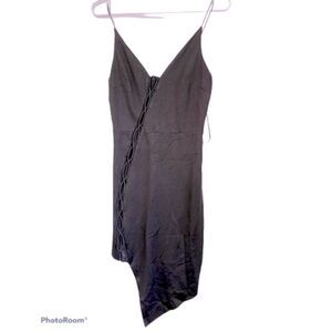 STYLESTALKER Lillian High-Low Black Dress.Size XS